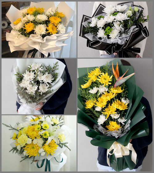 贵州贵阳云岩区白事花束代送